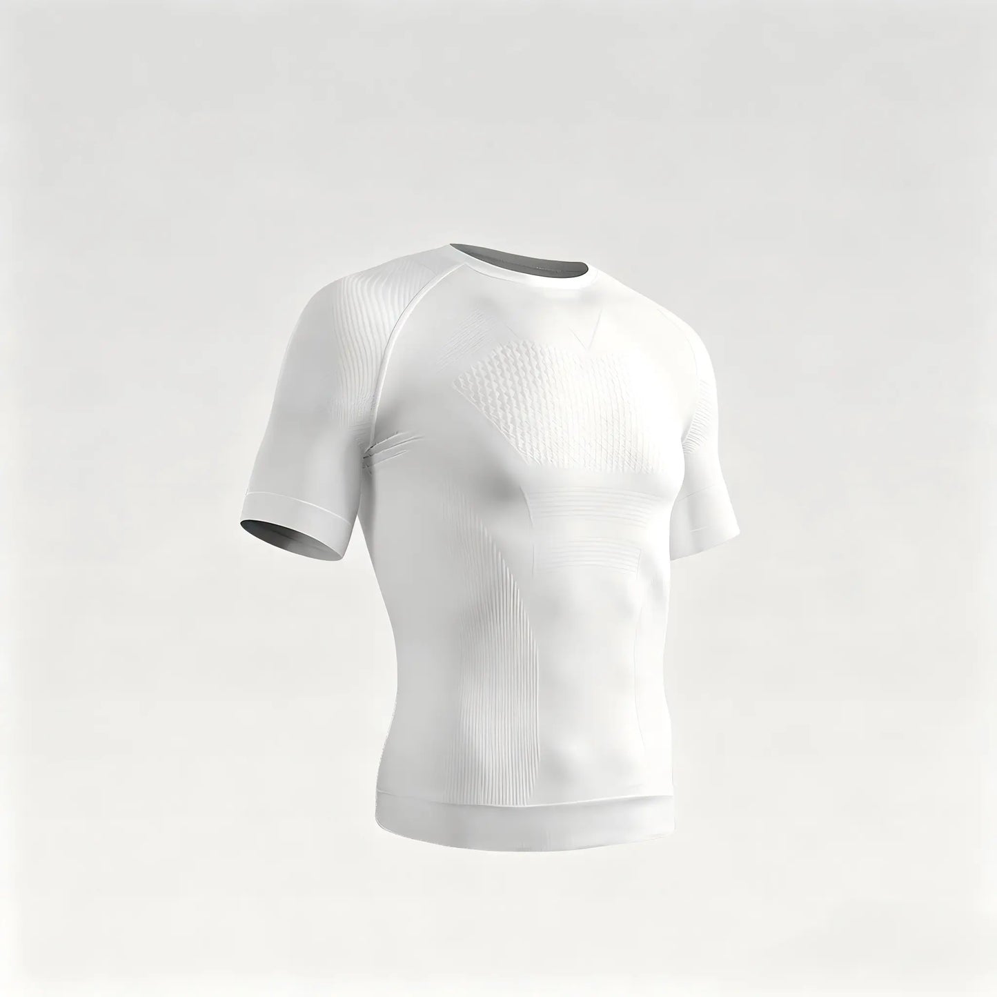 Men'S Compression Shirt Seamless Short Sleeve Athletic T-Shirt High Elastic Moisture Wicking Quick Dry Fitted Muscle-Hugging Workout Gym Running Tee Tshirt
