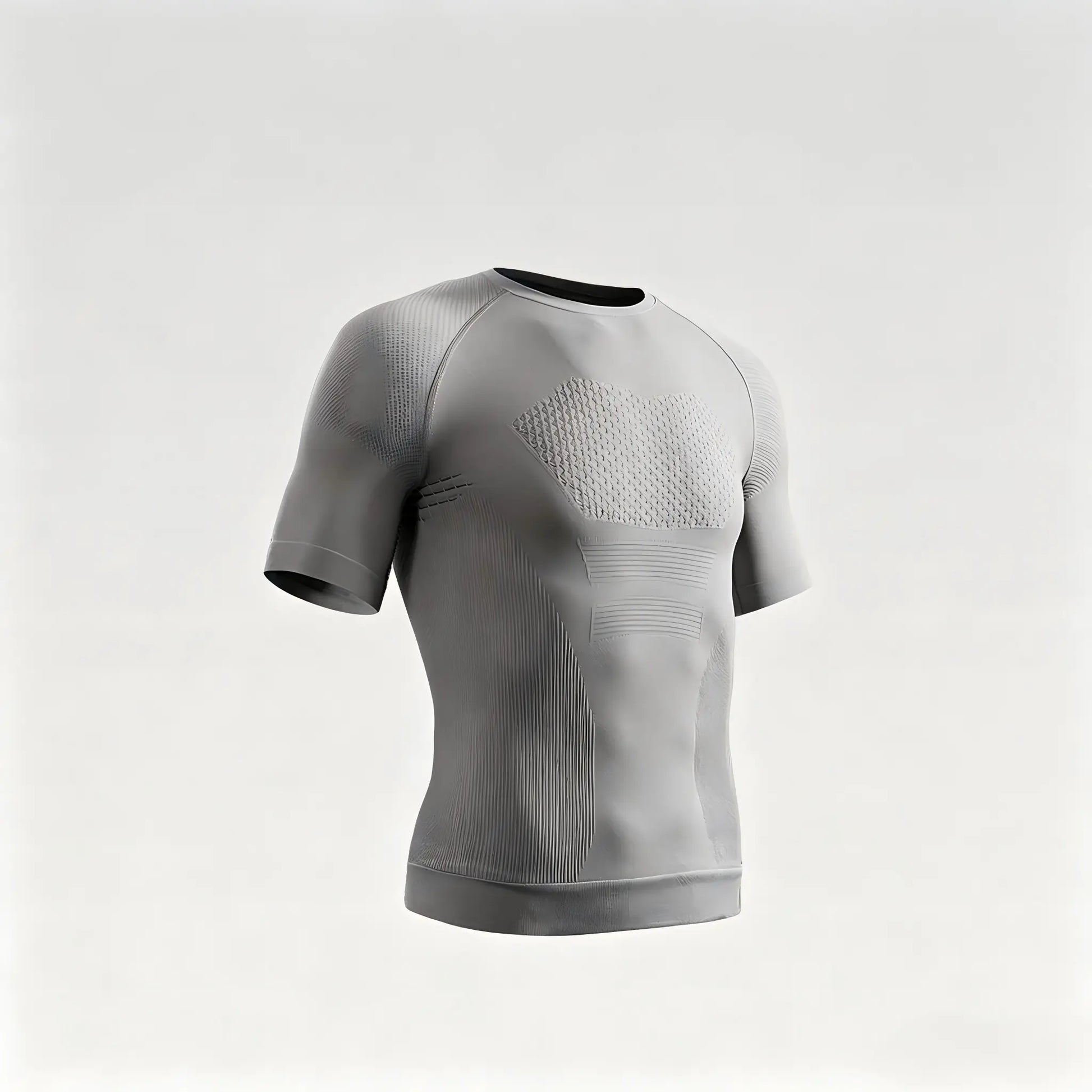 Men'S Compression Shirt Seamless Short Sleeve Athletic T-Shirt High Elastic Moisture Wicking Quick Dry Fitted Muscle-Hugging Workout Gym Running Tee Tshirt