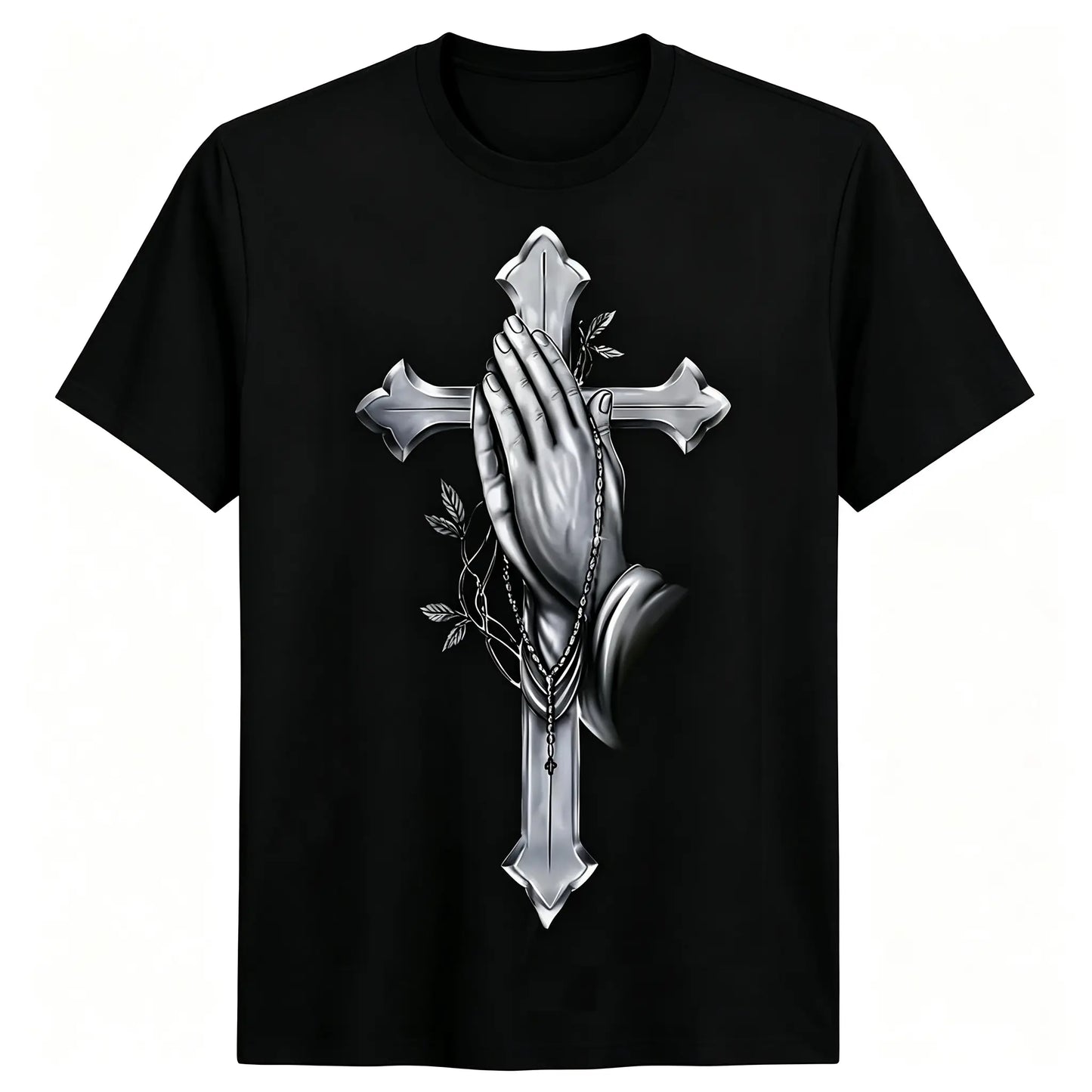 Men'S Vintage Christian Graphic T-Shirt, Soft Cotton Crew Neck Faith Top for Casual Wear, Layers with Denim and Flannel Jackets, Birthday Gift, Cargo