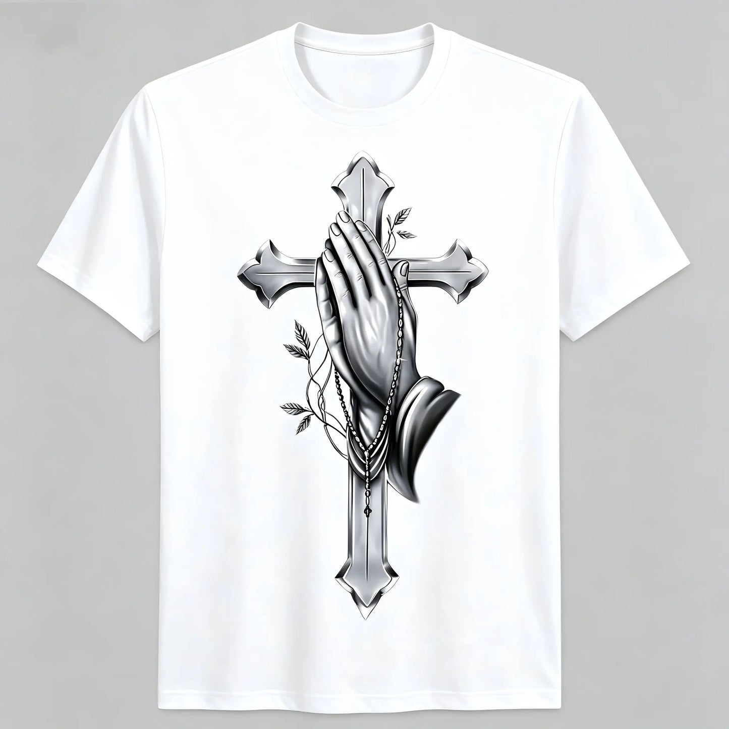 Men'S Vintage Christian Graphic T-Shirt, Soft Cotton Crew Neck Faith Top for Casual Wear, Layers with Denim and Flannel Jackets, Birthday Gift, Cargo