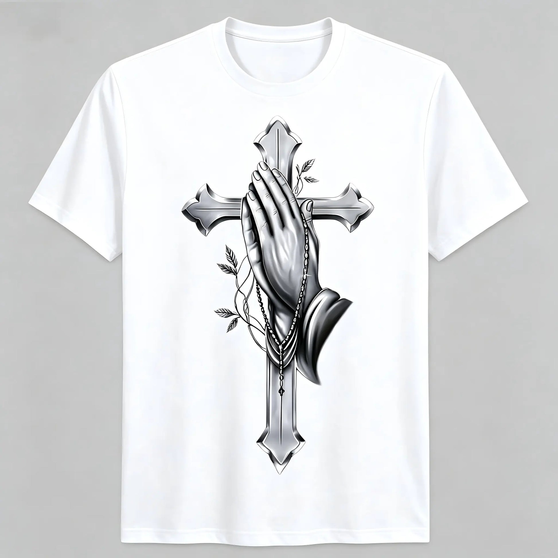 Men'S Vintage Christian Graphic T-Shirt, Soft Cotton Crew Neck Faith Top for Casual Wear, Layers with Denim and Flannel Jackets, Birthday Gift, Cargo