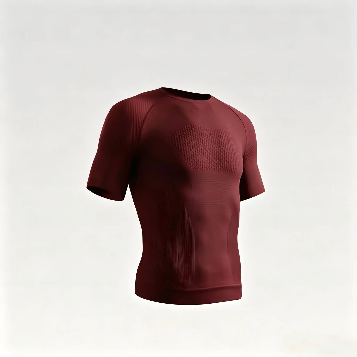 Men'S Compression Shirt Seamless Short Sleeve Athletic T-Shirt High Elastic Moisture Wicking Quick Dry Fitted Muscle-Hugging Workout Gym Running Tee Tshirt